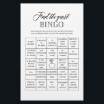 Prospectus 14 Cm X 21,6 Cm Trouvez l'invité bingo nuptiale douche jeu<br><div class="desc">Profitez de votre douche nuptiale avec ces jeux simples et mignons. Consultez notre collection pour plus de jeux de douche nuptiale dans le même style. Veuillez noter que ces jeux ne sont pas modifiables.</div>