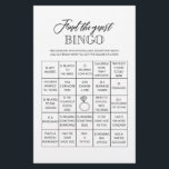 Prospectus 14 Cm X 21,6 Cm Trouvez l'invité bingo nuptiale douche jeu<br><div class="desc">Profitez de votre douche nuptiale avec ces jeux simples et mignons. Consultez notre collection pour plus de jeux de douche nuptiale dans le même style. Veuillez noter que ces jeux ne sont pas modifiables.</div>
