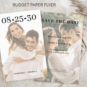 Prospectus 14 Cm X 21,6 Cm Un mariage photo moderne 2 abordable enregistrer l