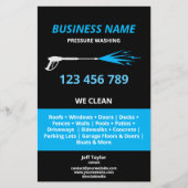 Prospectus 14 Cm X 21,6 Cm Usine de lavage à pression professionnelle (Devant)