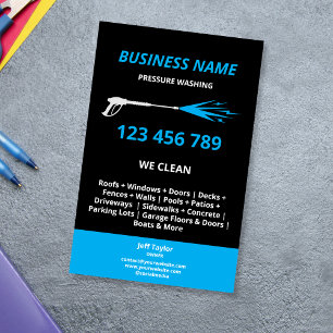 Prospectus 14 Cm X 21,6 Cm Usine de lavage à pression professionnelle