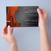 Prospectus 14 Cm X 21,6 Cm Violon Considérant String Quartet Concert (Poignée)