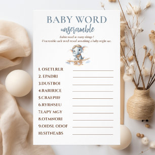 Prospectus 14 Cm X 21,6 Cm Voler dans des lisses adorables : Aquarelle élépha