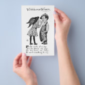 Prospectus 14 Cm X 21,6 Cm Votes Pour Les Femmes (Poignée)