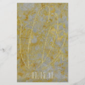 Prospectus 14 Cm X 21,6 Cm Wedding shower BINGO Silver Lining (Dos)