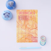 Prospectus 14 Cm X 21,6 Cm Wedding shower BINGOFresh Fleurs Design (Simple)