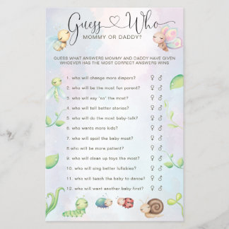 Prospectus 14 Cm X 21,6 Cm Whimsical A Little Log Rainbow Devinez Qui Joue