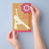 Prospectus 14 Cm X 21,6 Cm Yoga Pose Circulaire (Poignée)