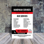 Prospectus 21,6 Cm X 24,94 Cm 24h/24, 7j/7 Handyman & Plumbing Services BLACK RE<br><div class="desc">Faites la promotion de vos services de plomberie ou de bricolage 24h/24 avec ce prospectus audacieux et personnalisable conçu pour attirer l'attention rapidement. Doté d'un numéro de téléphone dans un format haute visibilité et d'une icône claire 24h/24 et 7j/7, il signale instantanément la disponibilité en cas d'urgence. Toutes les couleurs...</div>