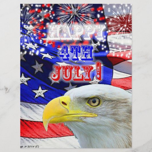 Prospectus 21,6 Cm X 24,94 Cm 4 juillet (Devant)