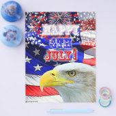 Prospectus 21,6 Cm X 24,94 Cm 4 juillet (Simple)