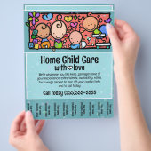 Prospectus 21,6 Cm X 24,94 Cm Accueil Garderie d'enfants Fiche technique promoti (main)