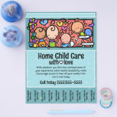 Prospectus 21,6 Cm X 24,94 Cm Accueil Garderie d'enfants Fiche technique promoti (Simple)