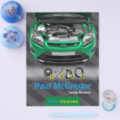 Prospectus 21,6 Cm X 24,94 Cm Acte Centre - TuneUp Mechanic Flyer (Simple)
