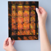 Prospectus 21,6 Cm X 24,94 Cm Affiche d'art abstrait The Wall (main)