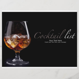Prospectus 21,6 Cm X 24,94 Cm Affiche de cocktail