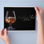 Prospectus 21,6 Cm X 24,94 Cm Affiche de cocktail (main)