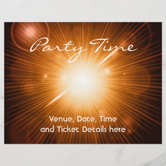 Prospectus 21,6 Cm X 24,94 Cm Affiche de fête (Devant)