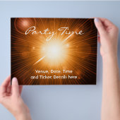 Prospectus 21,6 Cm X 24,94 Cm Affiche de fête (main)