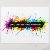 Prospectus 21,6 Cm X 24,94 Cm Affiche de soirée grunge (Dos)