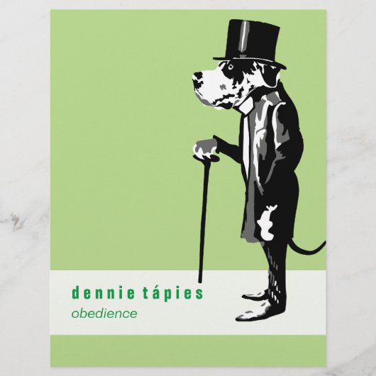 Prospectus 21,6 Cm X 24,94 Cm Affiche Grand Danois (Devant)