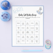 Prospectus 21,6 Cm X 24,94 Cm Ahoy Baby shower Game (Simple)