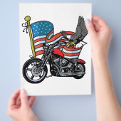 Prospectus 21,6 Cm X 24,94 Cm Aigle des États-Unis (main)