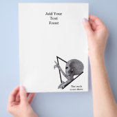 Prospectus 21,6 Cm X 24,94 Cm Alien gris, la vérité est là (main)