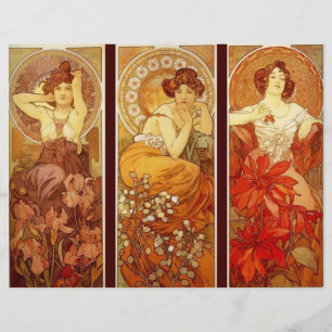 Prospectus 21,6 Cm X 24,94 Cm Alphonse Mucha