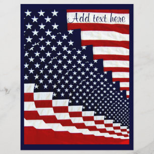 Prospectus 21,6 Cm X 24,94 Cm American Stars & Stripes_