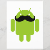 Prospectus 21,6 Cm X 24,94 Cm Android Robot Moustache (Devant)