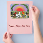 Prospectus 21,6 Cm X 24,94 Cm Animaux de ferme (main)