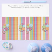 Prospectus 21,6 Cm X 24,94 Cm Anniversaire Custom Candy Bar Wrappers Party (Simple)