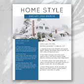 Prospectus 21,6 Cm X 24,94 Cm Annonce de janvier immobilier