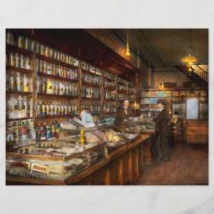 Prospectus 21,6 Cm X 24,94 Cm Apothecaire - Visite de la chimiste 1913