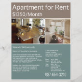 Prospectus 21,6 Cm X 24,94 Cm Appartement à louer (Devant)