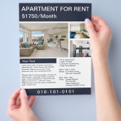 Prospectus 21,6 Cm X 24,94 Cm Appartement à louer Circulaire (main)