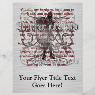 Prospectus 21,6 Cm X 24,94 Cm Armure de Dieu Soldat