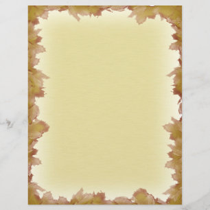 Prospectus 21,6 Cm X 24,94 Cm Arrière - plan Automne