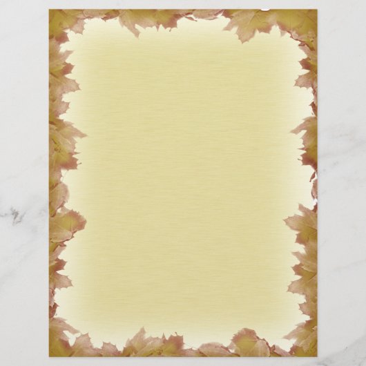 Prospectus 21,6 Cm X 24,94 Cm Arrière - plan Automne (Devant)