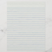 Prospectus 21,6 Cm X 24,94 Cm Arrière - plan de papier scolaire linéaire (Dos)