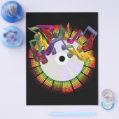 Prospectus 21,6 Cm X 24,94 Cm Arrière - plan de parti (Simple)