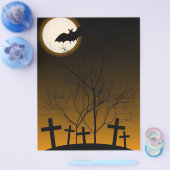 Prospectus 21,6 Cm X 24,94 Cm Arrière - plan Halloween (Simple)