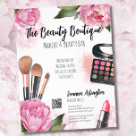 Prospectus 21,6 Cm X 24,94 Cm Artiste de maquillage en aquarelle rose<br><div class="desc">Circulaire d'artiste de maquillage rose floral. Pleine de teintes vibrantes et de fleurs fantaisistes, cette impression est un festin visuel parfait pour les maquilleurs, les blogueurs de beauté, les influenceurs et tous ceux qui recherchent une touche d'élégance florale colorée avec une touche de glamour. Avec des pivoines rose vif, une...</div>