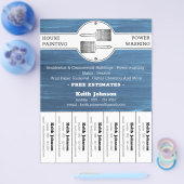 Prospectus 21,6 Cm X 24,94 Cm Artiste-décorateur professionnel (Simple)