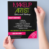 Prospectus 21,6 Cm X 24,94 Cm Artiste maquillage (main)