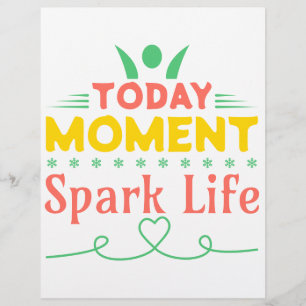 Prospectus 21,6 Cm X 24,94 Cm Aujourd'hui Moment, la vie étincelante