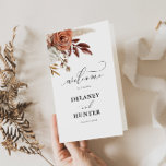 Prospectus 21,6 Cm X 24,94 Cm Autum Rustic Floral, Mariage Paper Program Bolivle<br><div class="desc">Ce magnifique design présente des fleurs d'automne mises en valeur par un script élégant. Ajoutez votre texte à l'aide du formulaire modèle. Utilisez à toute occasion en modifiant le libellé de l'événement. La fonction Personnaliser supplémentaire permet d'accéder au menu d'édition avancé où vous pouvez modifier la police, les couleurs et...</div>