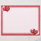 Prospectus 21,6 Cm X 24,94 Cm Balloons De Coeur Avec Petits Coeurs (Dos)