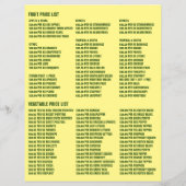 Prospectus 21,6 Cm X 24,94 Cm Banane, Greengrocers Publicité (Dos)